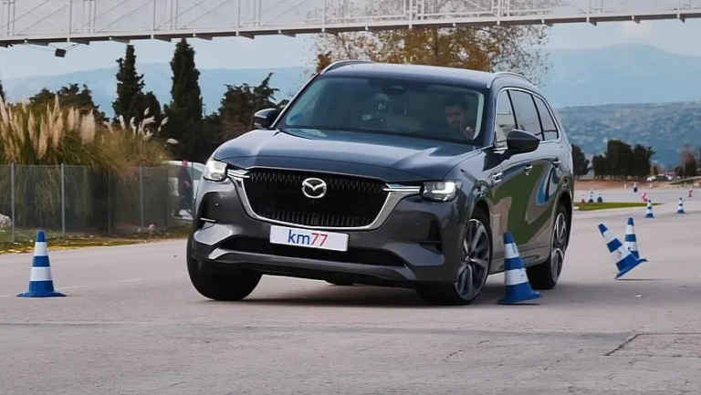 Lepší než konkurence? Mazda CX-80 absolvovala losí test