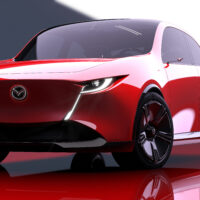 Mazda Vision X-Compact je studií městského vozu menší než Mazda 2, spoléhá na umělou inteligenci
