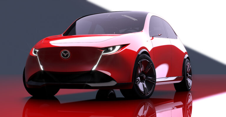 Mazda Vision X-Compact je studií městského vozu menší než Mazda 2, spoléhá na umělou inteligenci